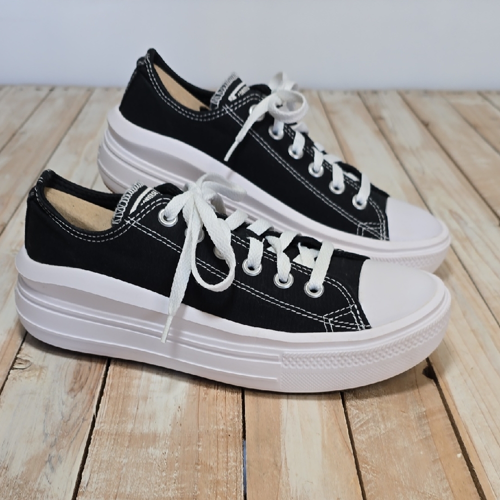 Converse Chuck Taylor All Star Move Platform women's Sneakers BLACK Sz 8.5